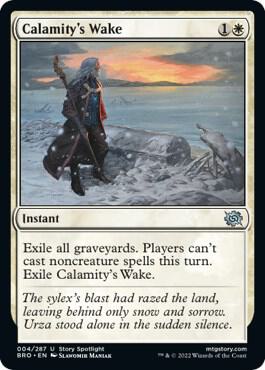 Calamity's Wake card from The Brothers' War