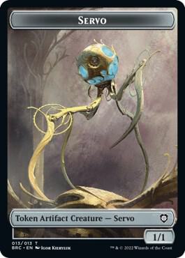 Servo // Eldrazi Double-Sided Token card from Commander: The Brothers' War