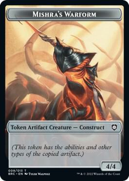 Mishra's Warform // Inkling Double-sided Token card from Commander: The Brothers' War