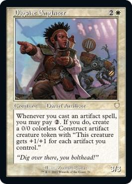 Digsite Engineer (Retro Frame) card from Commander: The Brothers' War