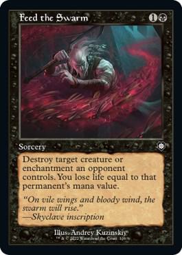 Feed the Swarm (Retro Frame) card from Commander: The Brothers' War