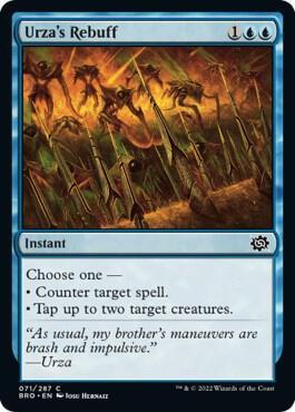 Urza's Rebuff card from The Brothers' War