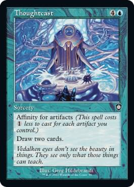 Thoughtcast (Retro Frame) card from Commander: The Brothers' War