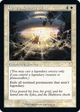 Urza's Ruinous Blast (Retro Frame) card from Commander: The Brothers' War