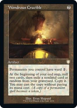 Wondrous Crucible (Retro Frame) card from Commander: The Brothers' War