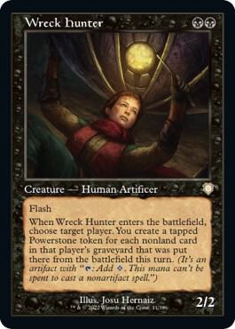 Wreck Hunter (Retro Frame) card from Commander: The Brothers' War