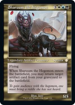 Sharuum the Hegemon (Retro Frame) card from Commander: The Brothers' War