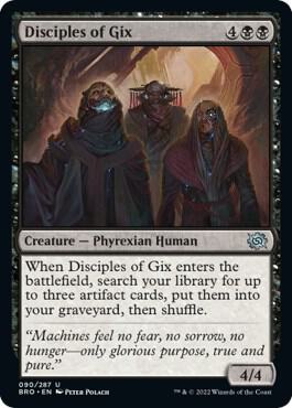 Disciples of Gix card from The Brothers' War
