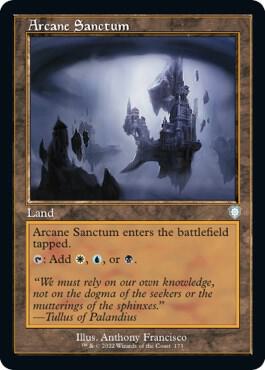 Arcane Sanctum (Retro Frame) card from Commander: The Brothers' War