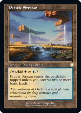 Prairie Stream (Retro Frame) card from Commander: The Brothers' War