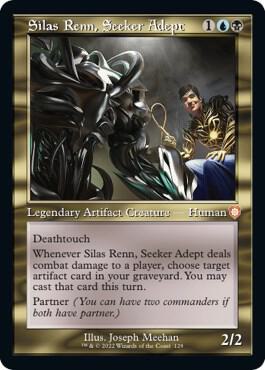 Silas Renn, Seeker Adept (Retro Frame) card from Commander: The Brothers' War