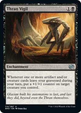 Thran Vigil card from The Brothers' War