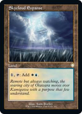 Skycloud Expanse (Retro Frame) card from Commander: The Brothers' War