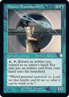 Master Transmuter (Retro Frame) card from Commander: The Brothers' War