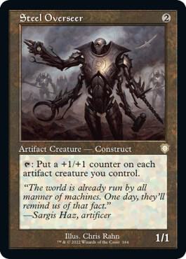 Steel Overseer (Retro Frame) card from Commander: The Brothers' War