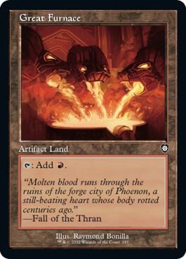 Great Furnace (Retro Frame) card from Commander: The Brothers' War