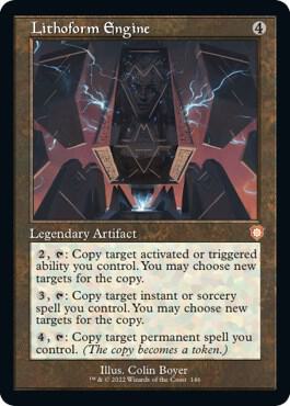 Lithoform Engine (Retro Frame) card from Commander: The Brothers' War