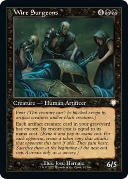 Wire Surgeons (Retro Frame) card from Commander: The Brothers' War