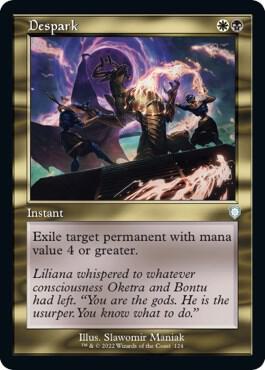 Despark (Retro Frame) card from Commander: The Brothers' War