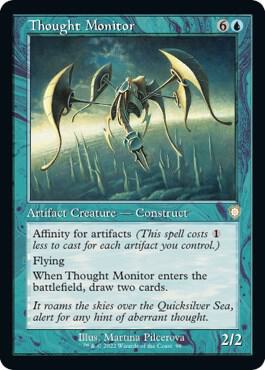 Thought Monitor (Retro Frame) card from Commander: The Brothers' War