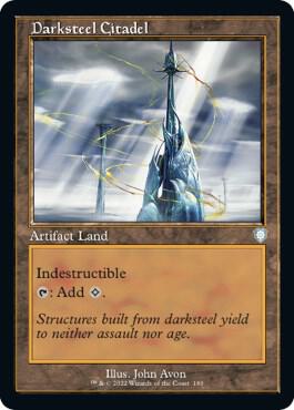 Darksteel Citadel (Retro Frame) card from Commander: The Brothers' War