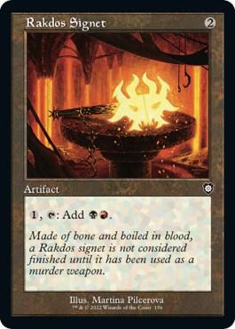 Rakdos Signet (Retro Frame) card from Commander: The Brothers' War