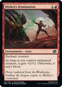 Mishra's Domination card from The Brothers' War