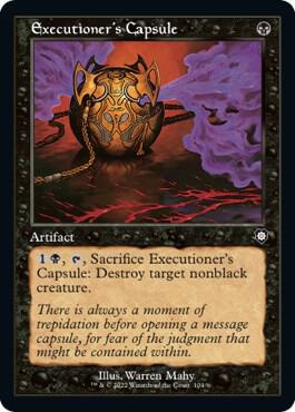 Executioner's Capsule (Retro Frame) card from Commander: The Brothers' War