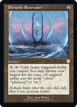 Strionic Resonator (Retro Frame) card from Commander: The Brothers' War