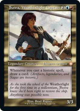 Jhoira, Weatherlight Captain (Retro Frame) card from Commander: The Brothers' War