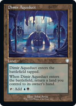 Dimir Aqueduct (Retro Frame) card from Commander: The Brothers' War