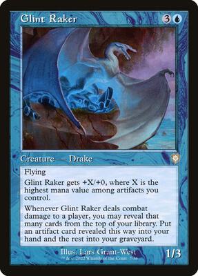 Glint Raker (Retro Frame) card from Commander: The Brothers' War