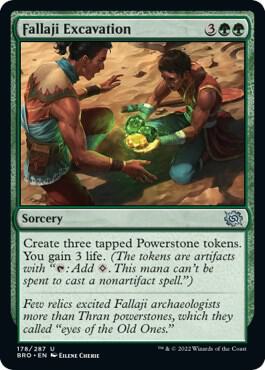 Fallaji Excavation card from The Brothers' War