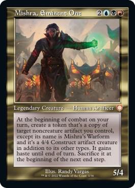 Mishra, Eminent One (Retro Frame) card from Commander: The Brothers' War