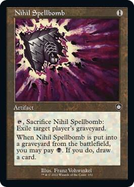Nihil Spellbomb (Retro Frame) card from Commander: The Brothers' War
