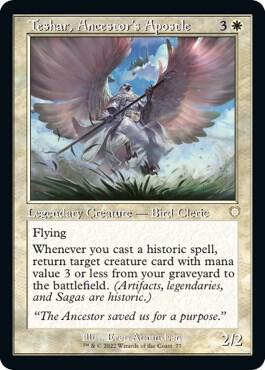 Teshar, Ancestor's Apostle (Retro Frame) card from Commander: The Brothers' War