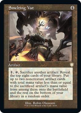 Smelting Vat (Retro Frame) card from Commander: The Brothers' War