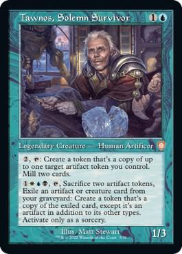Tawnos, Solemn Survivor (Retro Frame) card from Commander: The Brothers' War