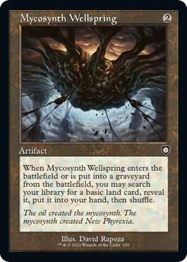 Mycosynth Wellspring (Retro Frame) card from Commander: The Brothers' War