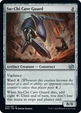 Su-Chi Cave Guard card from The Brothers' War