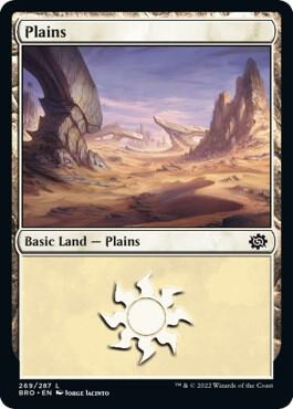 Plains (269) card from The Brothers' War
