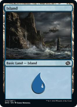 Island (270) card from The Brothers' War