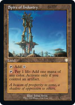 Spire of Industry (Retro Frame) card from Commander: The Brothers' War