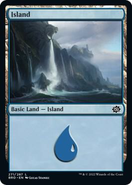 Island (271) card from The Brothers' War
