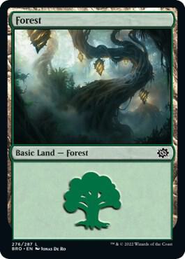 Forest (276) card from The Brothers' War