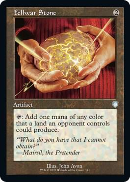 Fellwar Stone (Retro Frame) card from Commander: The Brothers' War
