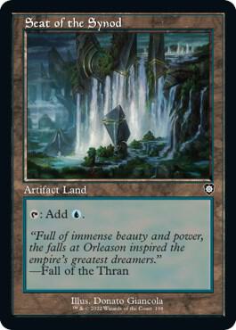 Seat of the Synod (Retro Frame) card from Commander: The Brothers' War