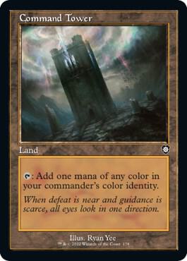 Command Tower (Retro Frame) card from Commander: The Brothers' War