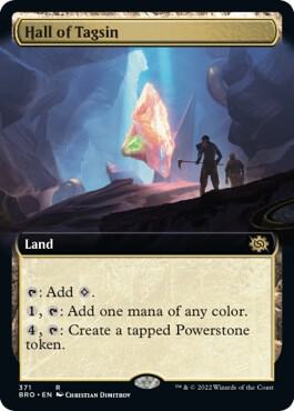 Hall of Tagsin (Extended Art) card from The Brothers' War