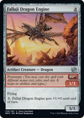 Fallaji Dragon Engine card from The Brothers' War